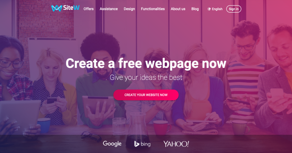 sitew-create-free-webpage