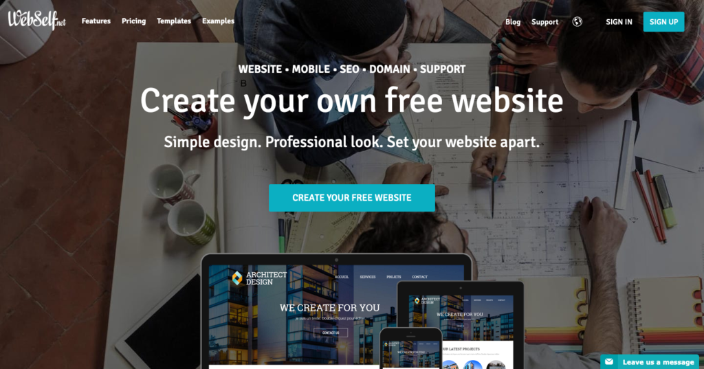 webself-create-free-website